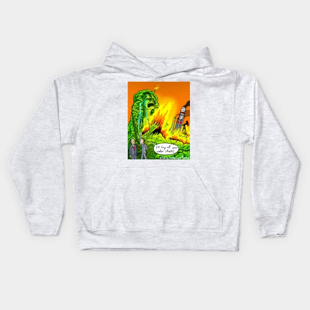 Mother Earth Water Kids Hoodie by Felipe.Makes.Cartoons